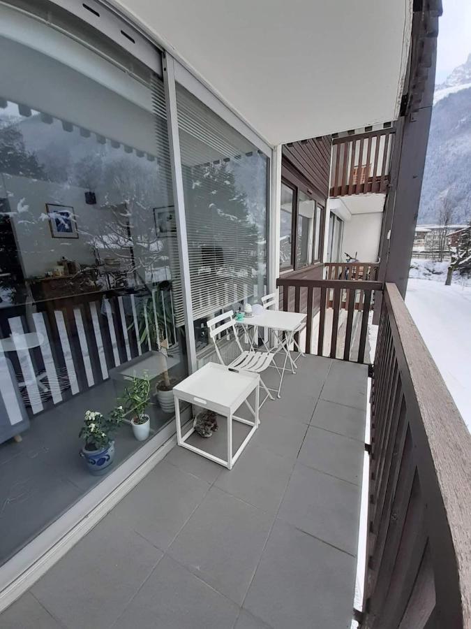Studio Quartier Calme Centre Ville Vue Mont Blanc شامونكس المظهر الخارجي الصورة