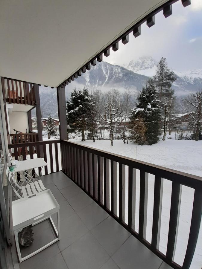 Studio Quartier Calme Centre Ville Vue Mont Blanc شامونكس المظهر الخارجي الصورة