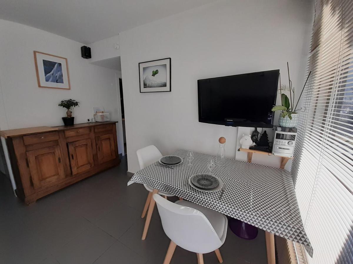 Studio Quartier Calme Centre Ville Vue Mont Blanc شامونكس المظهر الخارجي الصورة
